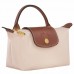 Longchamp Le Pliage Original Canvas Pouch with Handle Beige Women