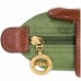 Longchamp Le Pliage Original Canvas Pouch with Handle Green Women