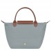 Longchamp Women Le Pliage Original S Handbag Recycled Canvas Steel