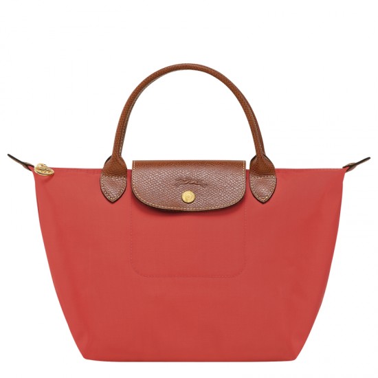 Longchamp Women Le Pliage Original S Handbag Recycled Canvas Tomato